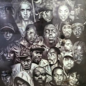 Full poster size hip-hop legend photo